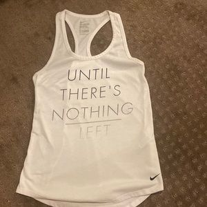 Nike white tank top women’s S